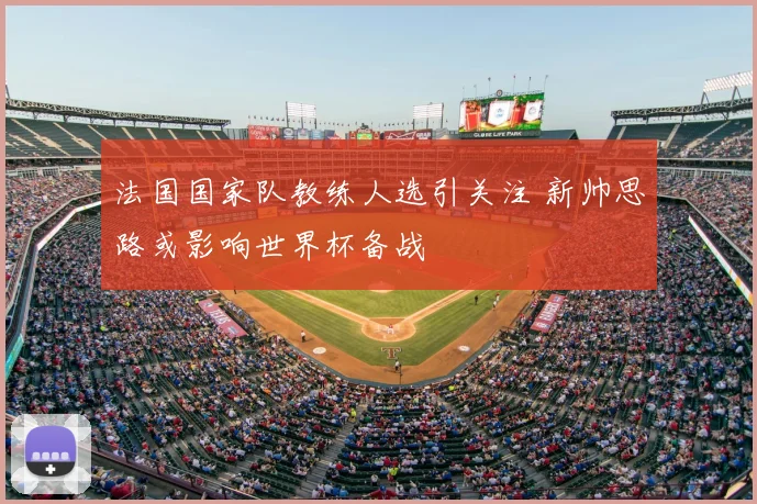 法国国家队教练人选引关注 新帅思路或影响世界杯备战
